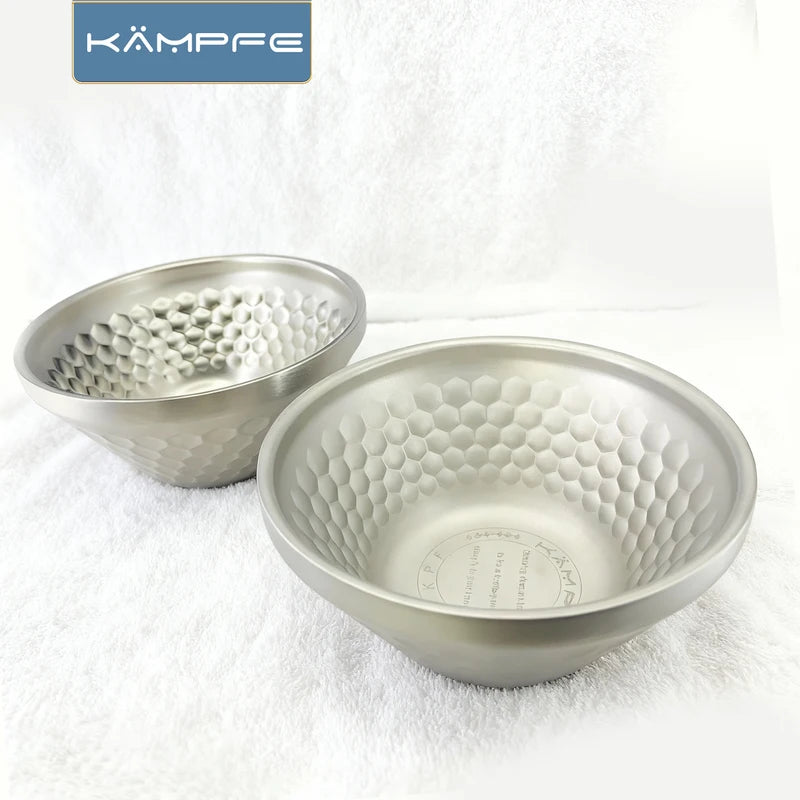 Stainless Steel Shaving Bowl Dual-Use Grooming and Travel Face Shaving Bowl