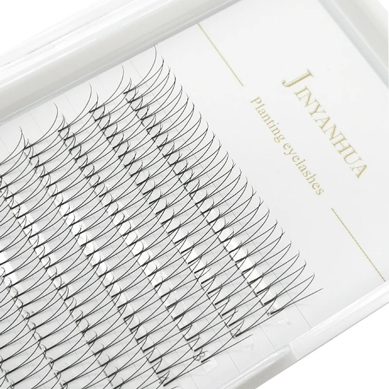 3 Pairs False Eyelash Extension Fans - Soft, Natural, Handmade Makeup Lashes