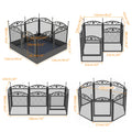Heavy Duty Dog Playpen with Waterproof Pad 8 Panels Outdoor Indoor Fence