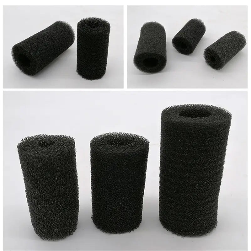 Aquarium Pre Filter Sponge Set - Fish Tank Inflow Inlet Foam for Small Fish & Shrimp
