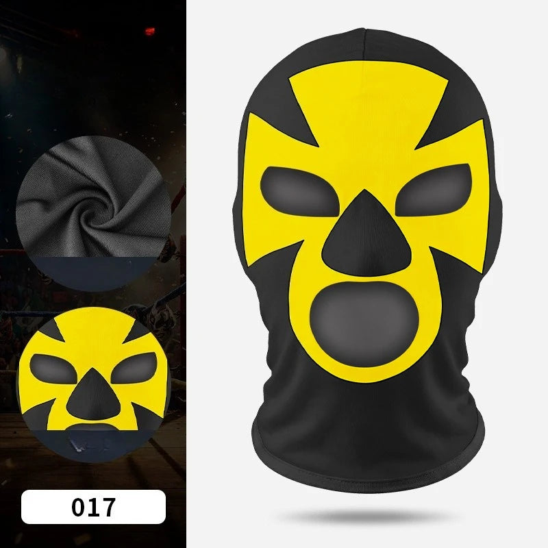 Wrestling Mask Boxing Mask Face Elastic Milk Silk Costume Party Mask - Multiple Colors