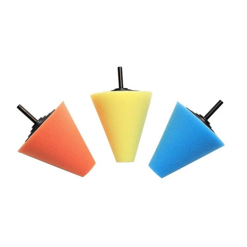 Car Wheel Polishing Sponge Set for Electric Drill Buffing Cone Buffing Ball