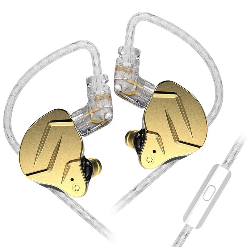 Hybrid In-Ear Earphones with Noise Cancelling, Metal Build, 1BA+1DD Driver