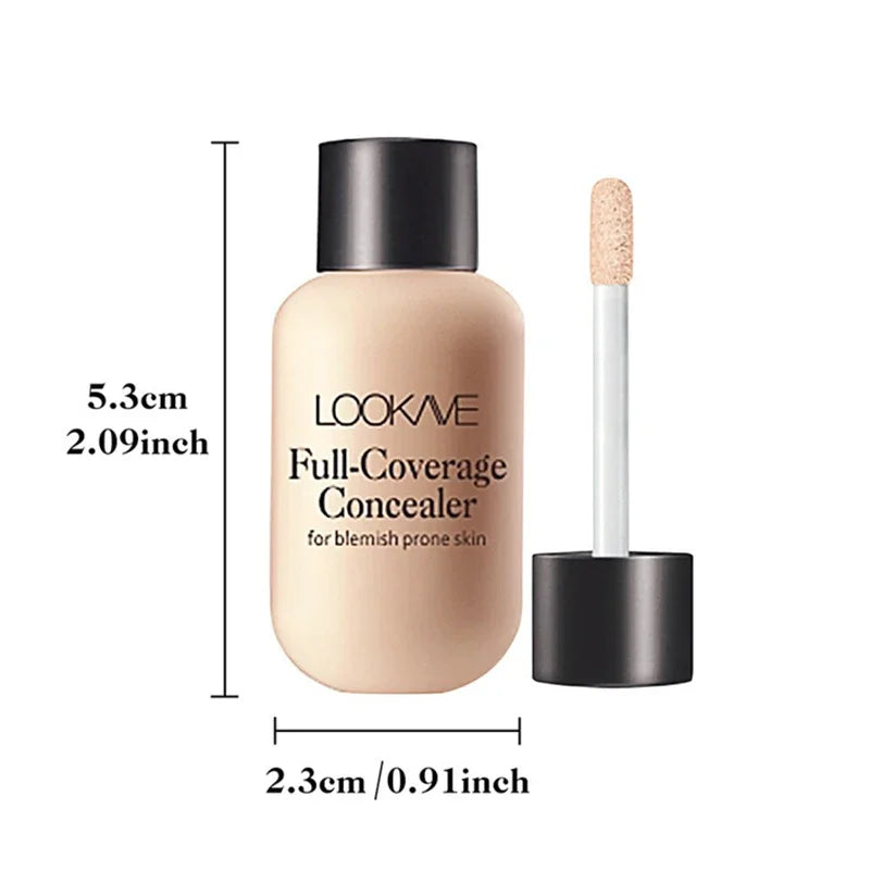 Liquid Concealer for Spot & Dark Circle Coverage - Waterproof & Lightweight