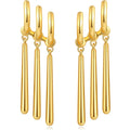 14K Gold Plated Dangle Earrings for Women & Men Anime Cosplay Jewelry - One Ear Piercing