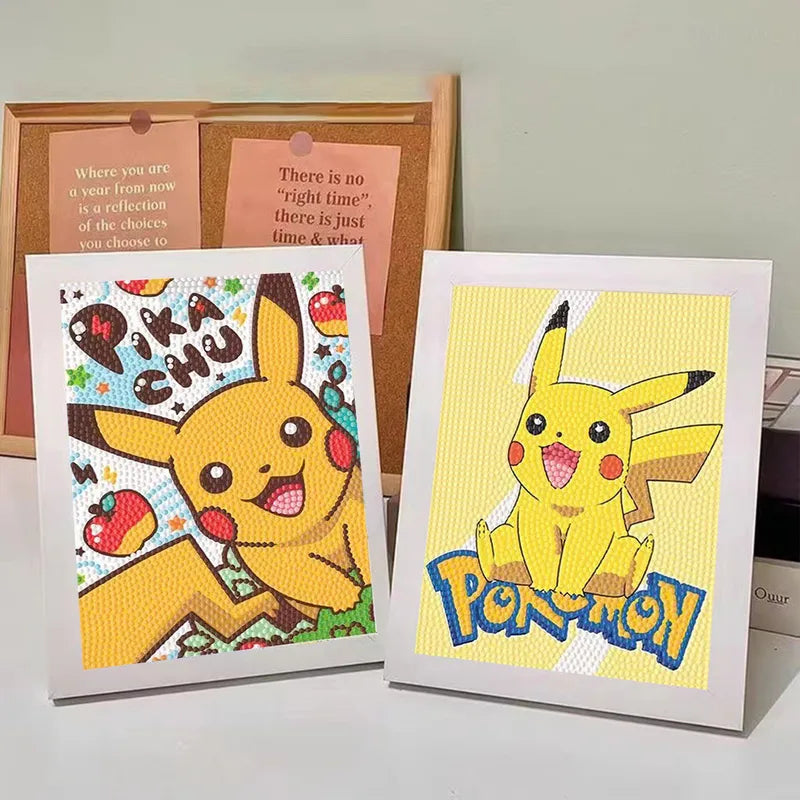 Kids' Cross-Stitch Painting Kit with Frame - DIY Diamond Embroidery Art Gift