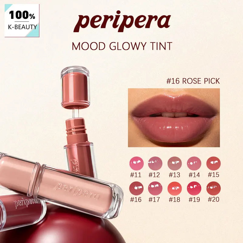 Moisturizing Lip Tint - Glossy Hydration Lock, Natural Blend, Korean Cosmetics
