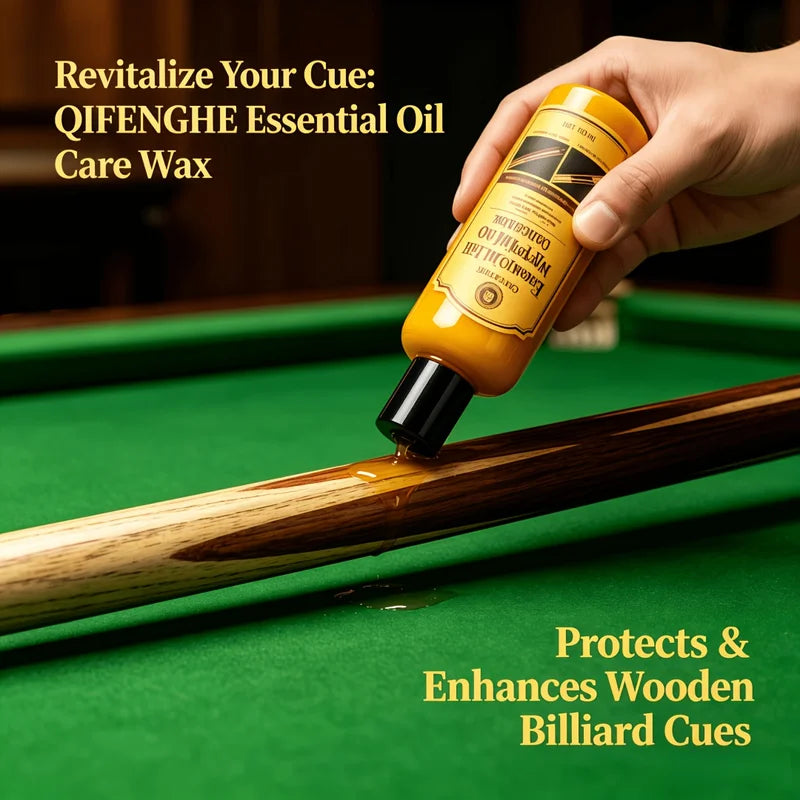 Wooden Billiard Cue Care Wax - Deep Nourishing Polishing & Restorer