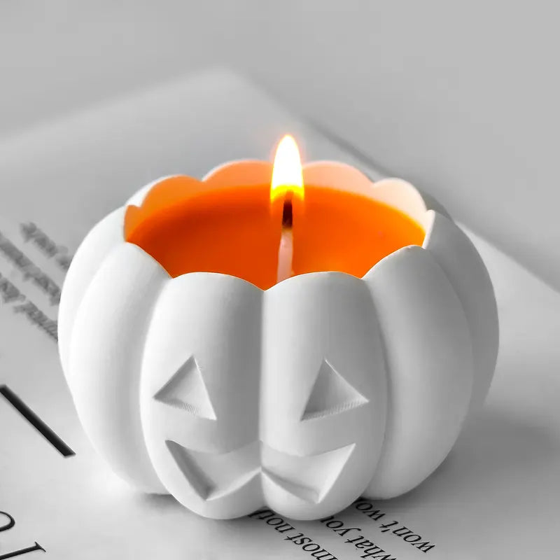 Halloween Pumpkin Ghost Silicone Mold for Candle, Resin & Plaster Crafts
