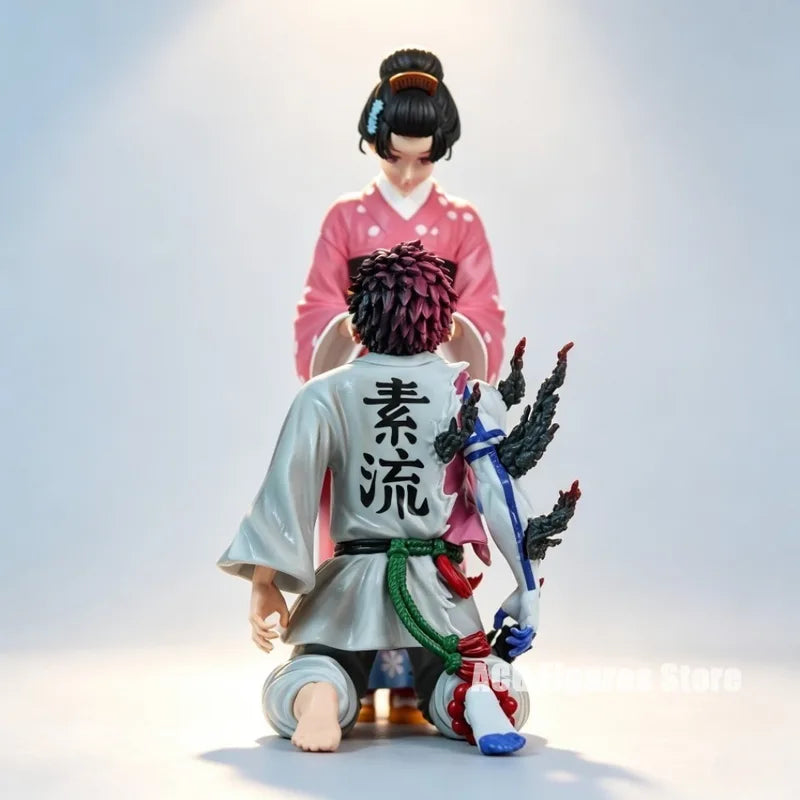 Anime Kimetsu no Yaiba Akaza Koyuki Action Figure PVC Statue Collectible Toy