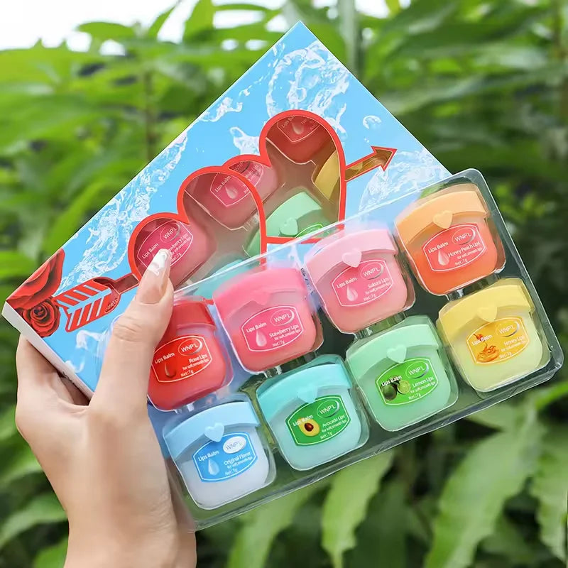 Fruit Series Lip Balm Set - Moisturizing, Refreshing, Non-Sticky, Multiple Quantities