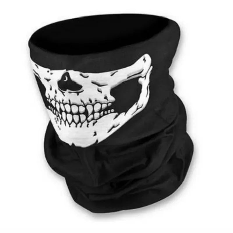 Multi-Functional Skull Face Mask Helmet Neck Gaiter for Camping & Outdoor Sports