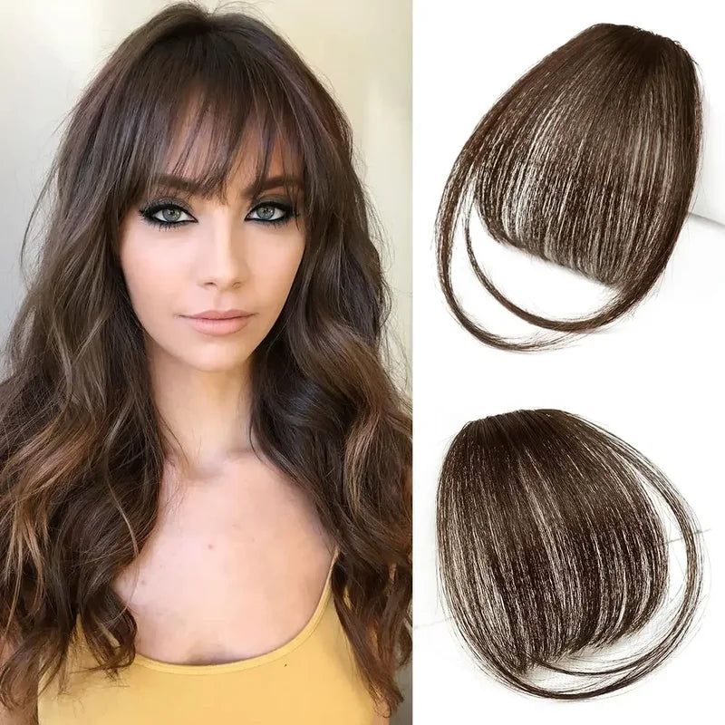 Fake Hair Bangs Clip-In Extension Synthetic Fringe for Women - Multiple Colors