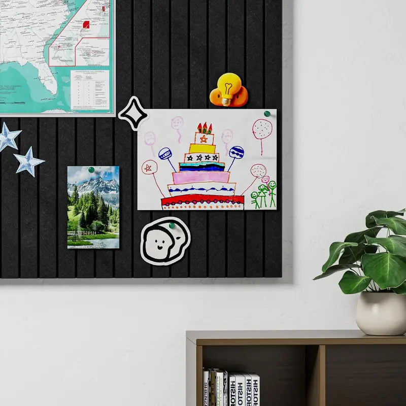 30x30cm Decorative Felt Wall Panels Set - Self-Adhesive Hole Filling Boards for Home Decor