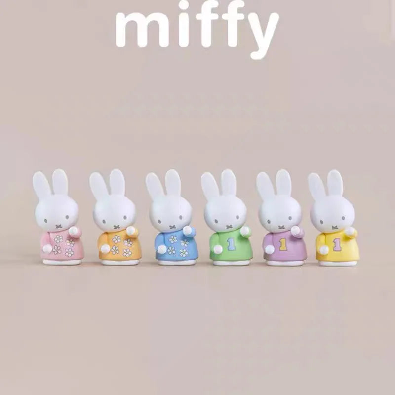 Kawaii Miffy Desktop Organizer Pen Holder Jewelry Stand Blind Box - Cute Rabbit Figurine
