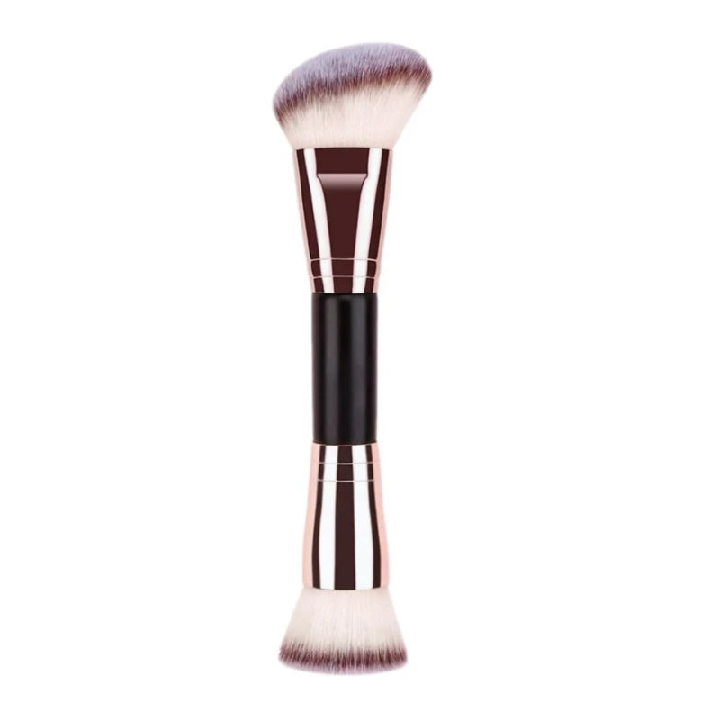 Double-Ended Makeup Brush Set - Multi-Functional Foundation Blush Contour