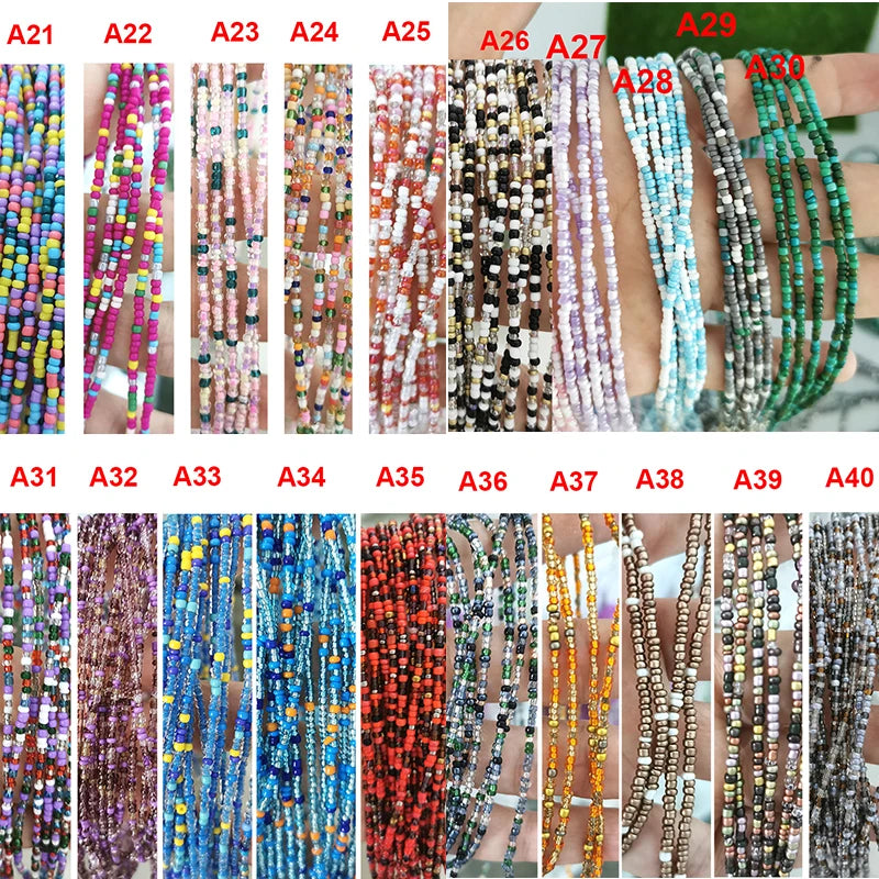 Imitation Pearl Necklace Women Choker Rainbow Beaded Chain Gold Steel Clasp