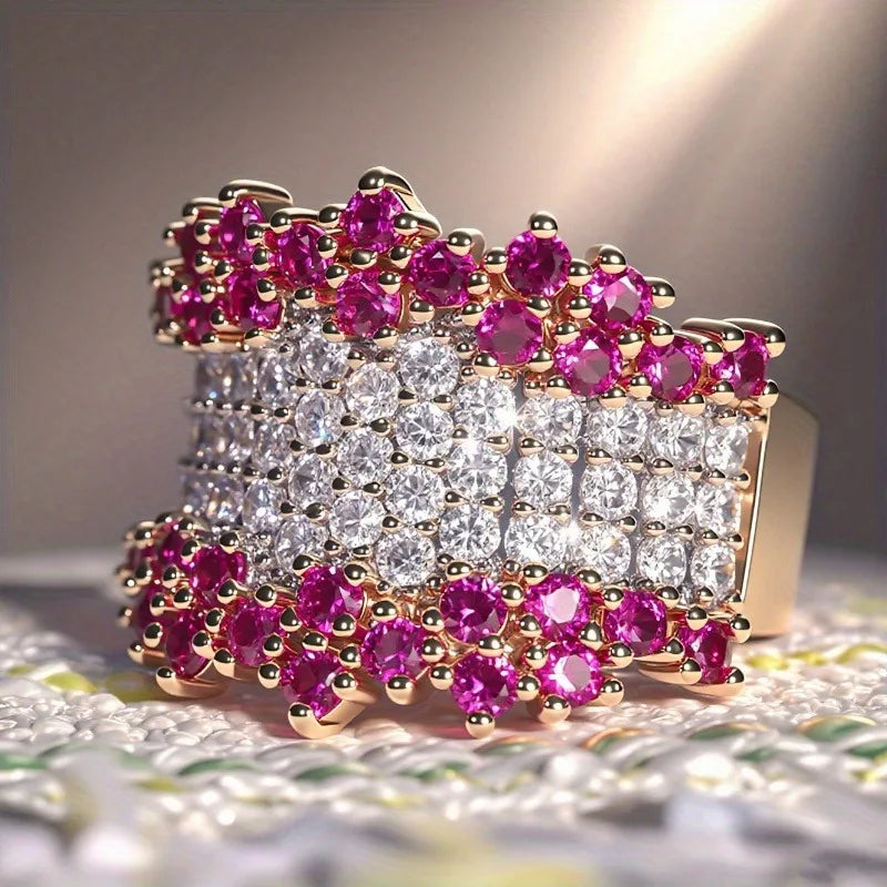 Elegant Vintage Palace Style Women's Ring for Parties & Special Occasions