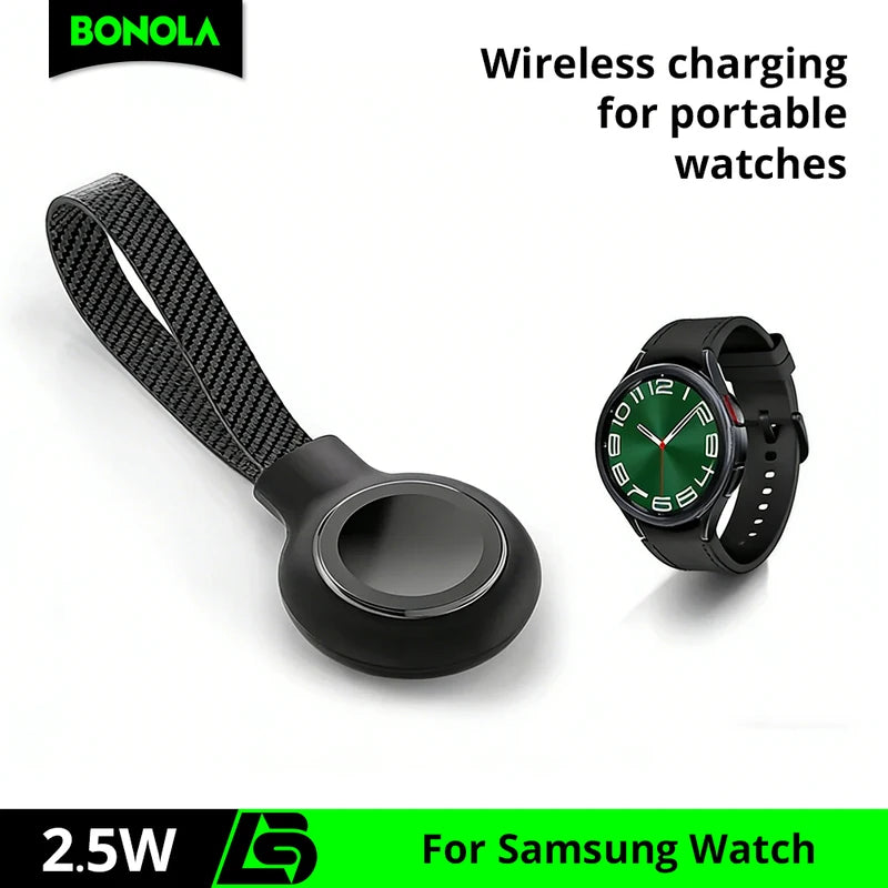 Wireless Magnetic Charger for Samsung Galaxy Watch Ultra, 8, 7, 6, 5 - Portable Fast Charging