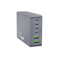220W GaN Desktop Charger with 6 USB Ports Fast Charging Station for Smartphones Tablets Laptops