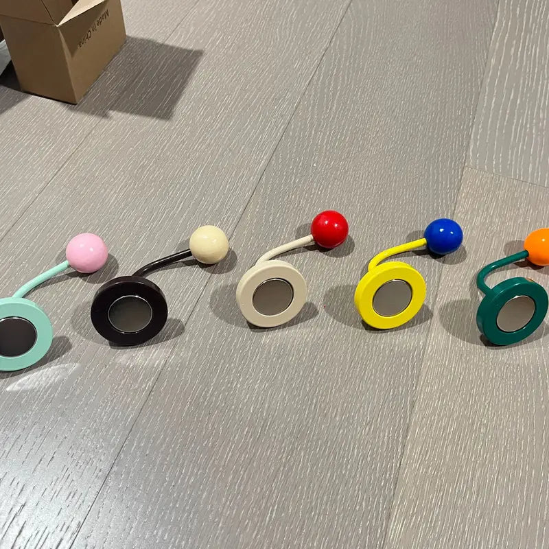 Magnetic Hook for Refrigerator & Metal Surfaces - Strong Seamless Suction Organizer