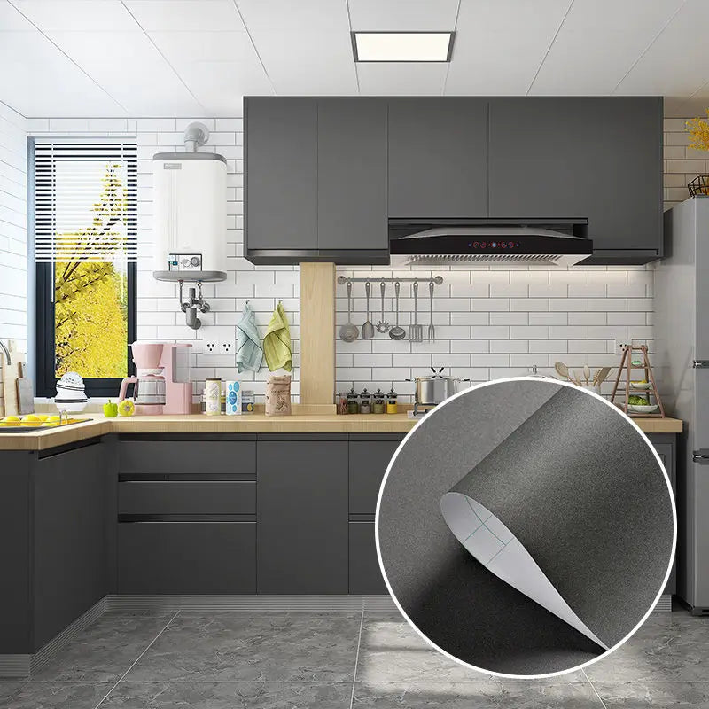 Self-Adhesive PVC Wallpaper for Furniture & Wall Renovation Waterproof Peel & Stick Vinyl