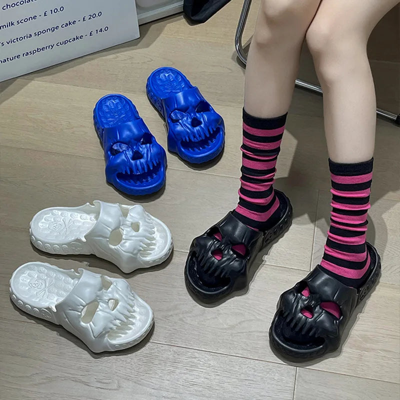 Outdoor Casual Men Women Slippers - Non-slip Thick Bottom Slides for Beach & Lounge