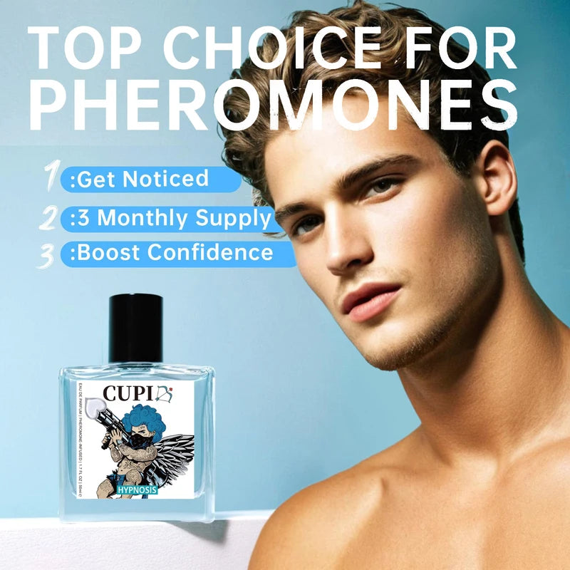 Cupid Hypnosis 2.0 Pheromone Cologne for Men 50ml - Romantic Fragrance