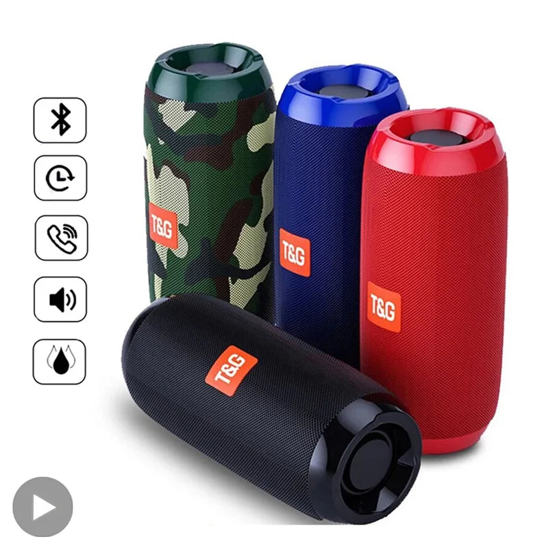 Portable Bluetooth Speaker Waterproof Wireless Sound Box with FM Radio