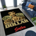 Classic Scarface Tony Montana Movie Art Carpet Rug for Living Room Bedroom Non-slip Floor Mat