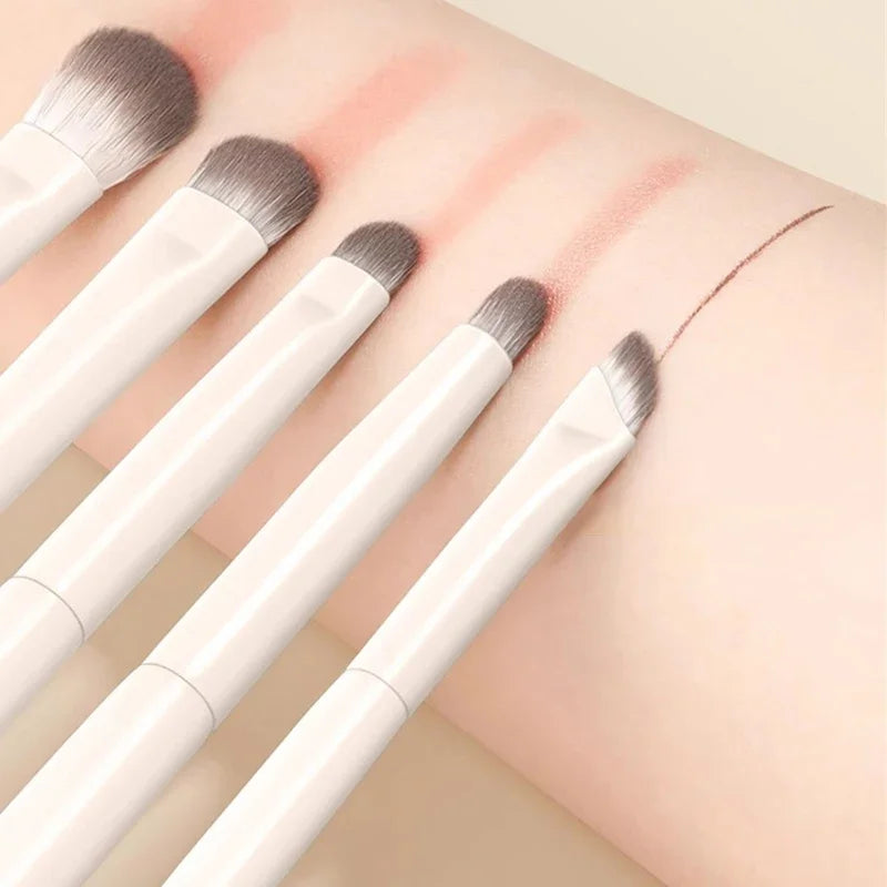 Natural Eyeshadow Makeup Brush Set - Ultra Soft Eye Brush Collection for Professional & Beginners
