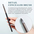 Precision Eyeshadow & Concealer Brush - Synthetic Hair Makeup Tool
