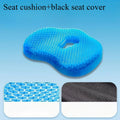 Gel U-Shaped Seat Cushion for Long Sitting, Ergonomic Soft Gel Pad for Office & Home
