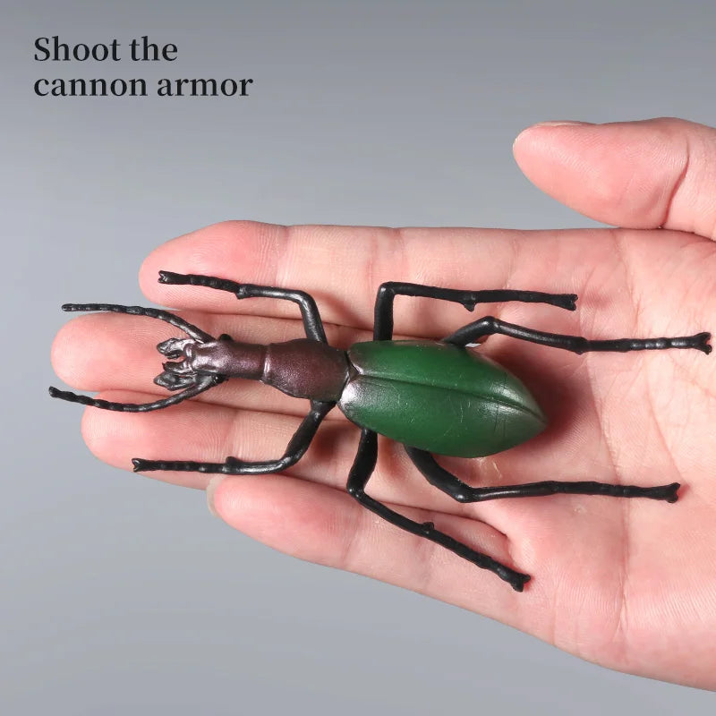 Educational Animal Model Toy - Unicorn Beetle Longhorned Bee Insect Figure for Kids