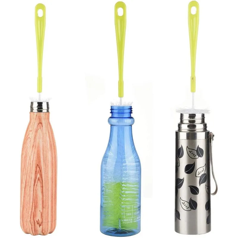 Bottle Brush Cleaner for Wine Beer Thermos Glass Long Narrow Neck Bottles