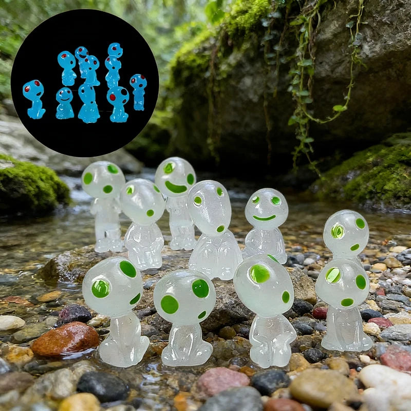 Miniature Garden Decorations Glow in the Dark Princess Shapes Set - Home & Garden