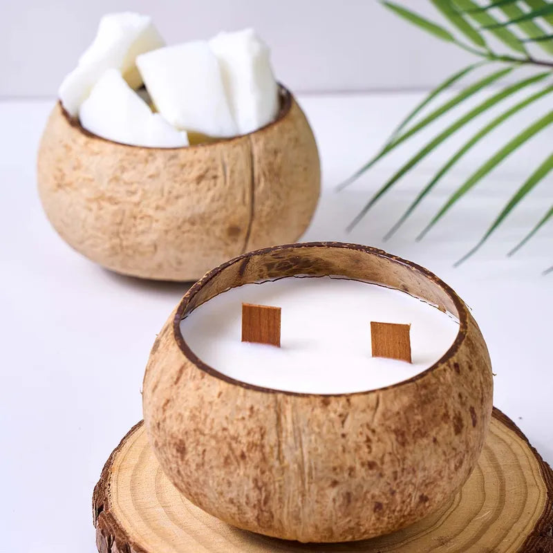 White Coconut Wax for Candle Making 1LB - DIY Scented & Smokeless