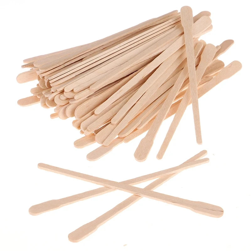 Disposable Wax Sticks for Hair Removal, Eyebrow & Lip Shaping, 200/500 Pcs