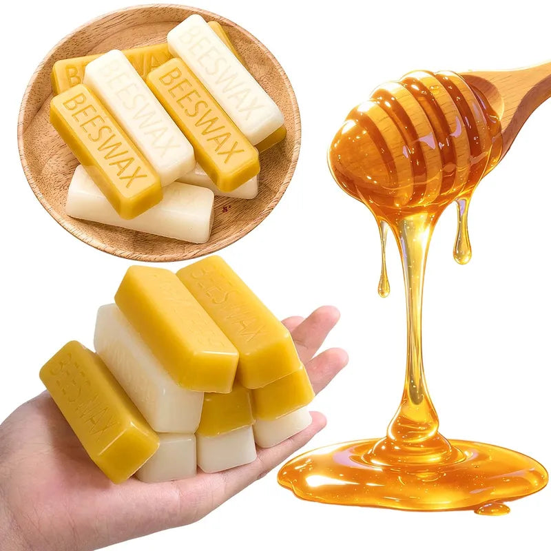 6Pcs Beeswax Candle Making Kit - Natural Scented Wax Blocks for DIY Crafts