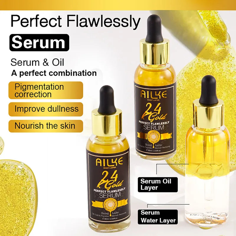 Whitening Skincare Set for All Skin Types with 24K Gold & Hydrating Benefits
