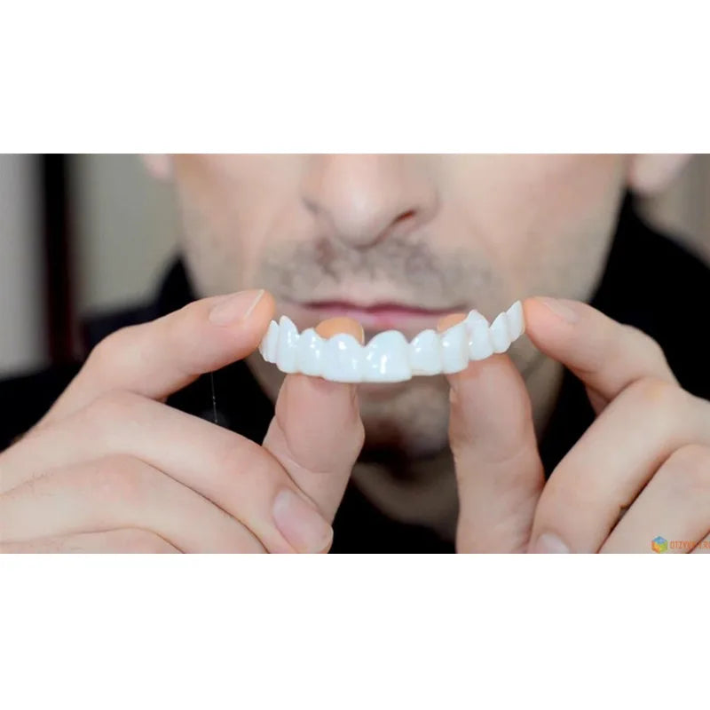 Silicone Dental Veneers Set for Upper and Lower Teeth - Fake Smile Cover