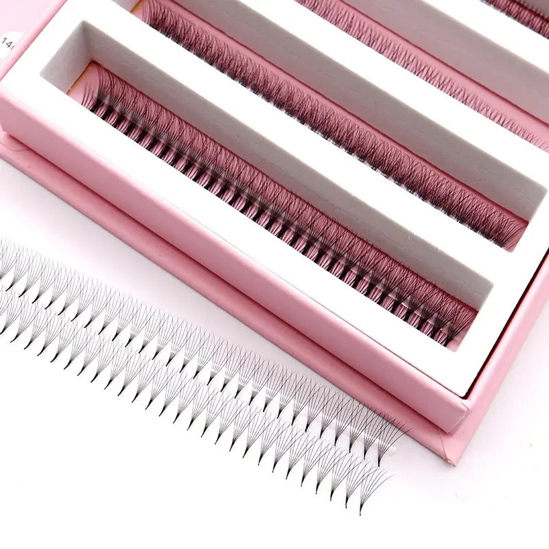 Professional Premade Volume Eyelash Fans - Sharp Pointed Base, Narrow Width