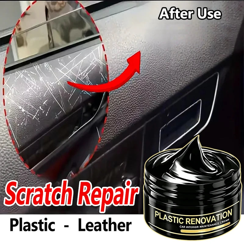 Car Interior Plastic Scratch Repair Wax - Vehicle Maintenance & Care