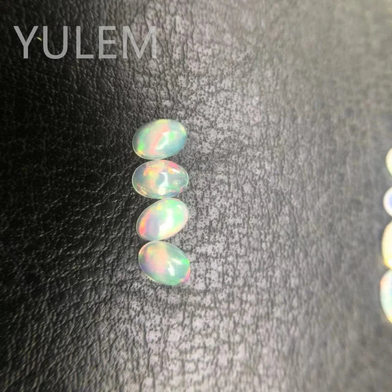 Natural Australian Opal Loose Gemstones for Jewelry Making - Blue & Pink Options