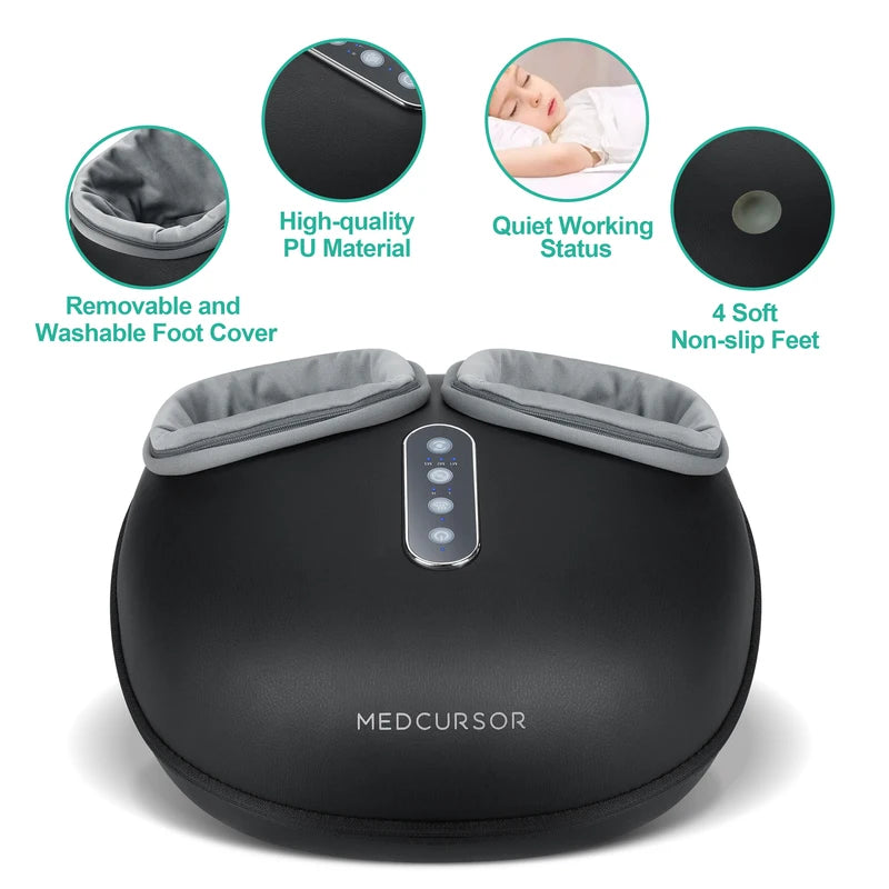 Shiatsu Foot Massager Machine with Heat & Roller