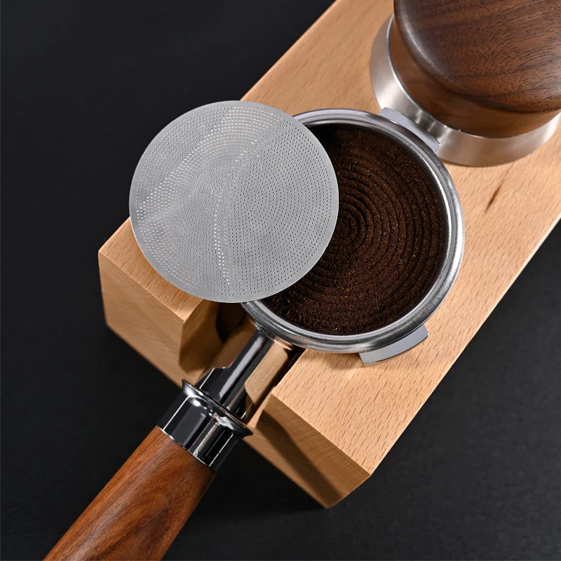 Stainless Steel Espresso Puck Screen 51/53/58.5mm Coffee Filter Mesh for Portafilter