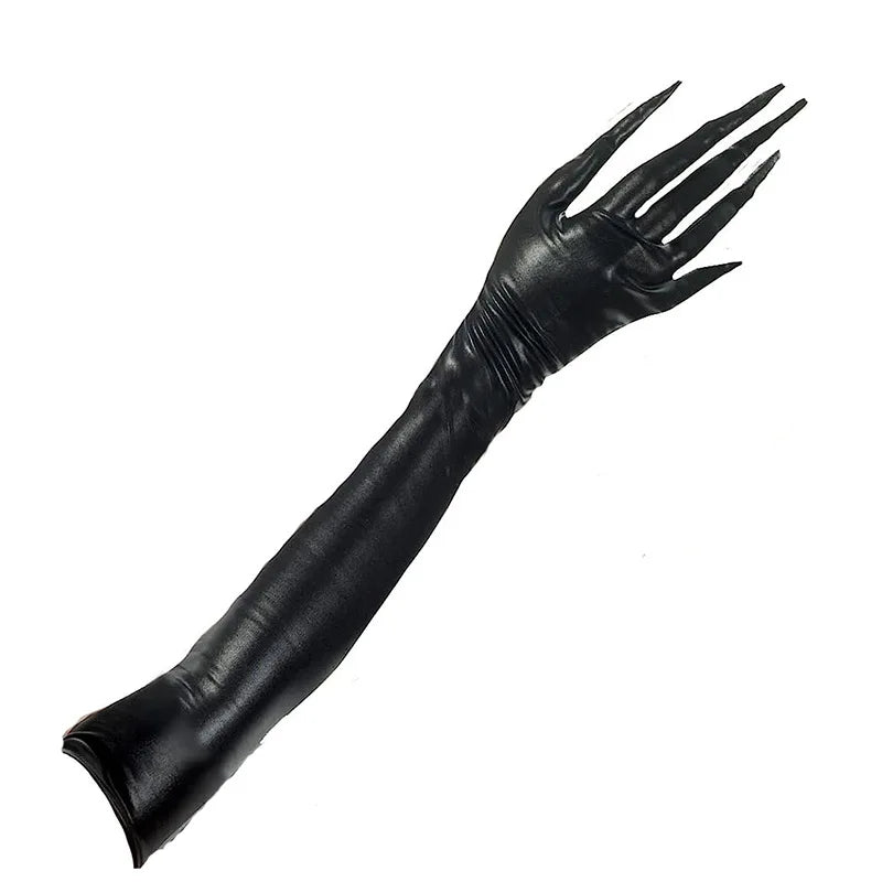 60cm Halloween Devil Claw Gloves Women's Cosplay Costume Prop for Masquerade Party