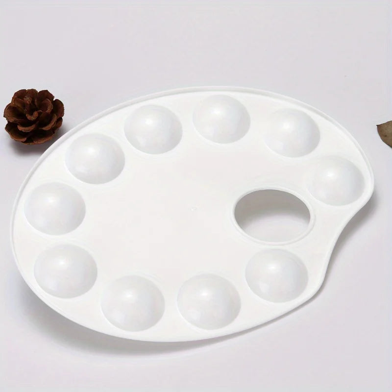 Reusable Painting Palette for Gouache, Acrylic, Watercolor - Eco-Friendly Plastic