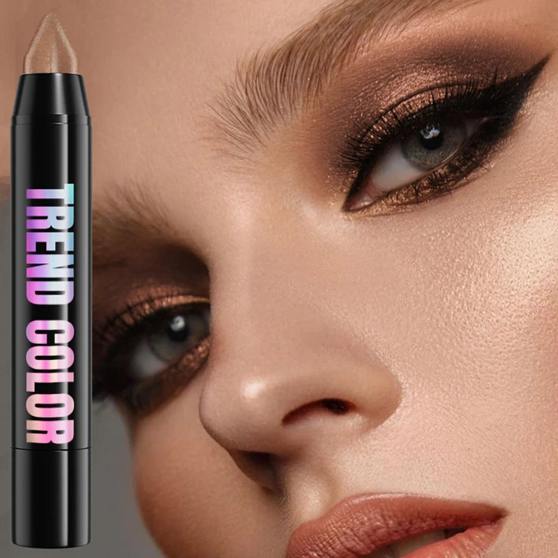25 Colors Waterproof Glitter Eyeshadow & Eyeliner Pencil Set - Long-Lasting Makeup Tool
