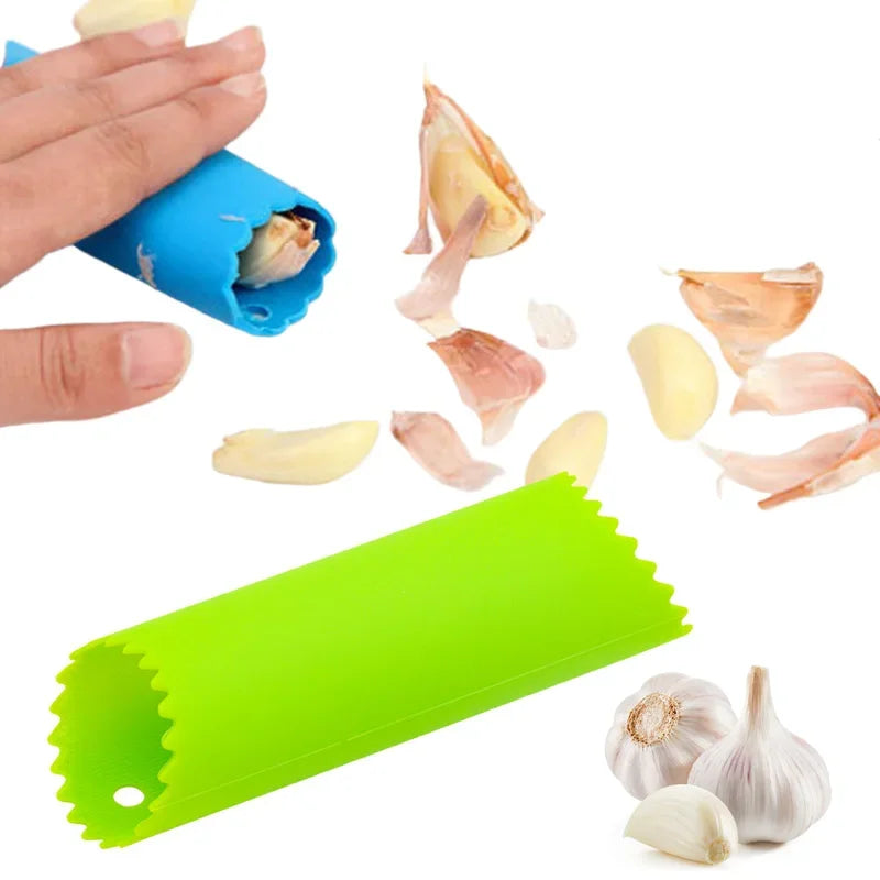 Silicone Garlic Peeler Tube - Easy Kitchen Tool for Effortless Peeling